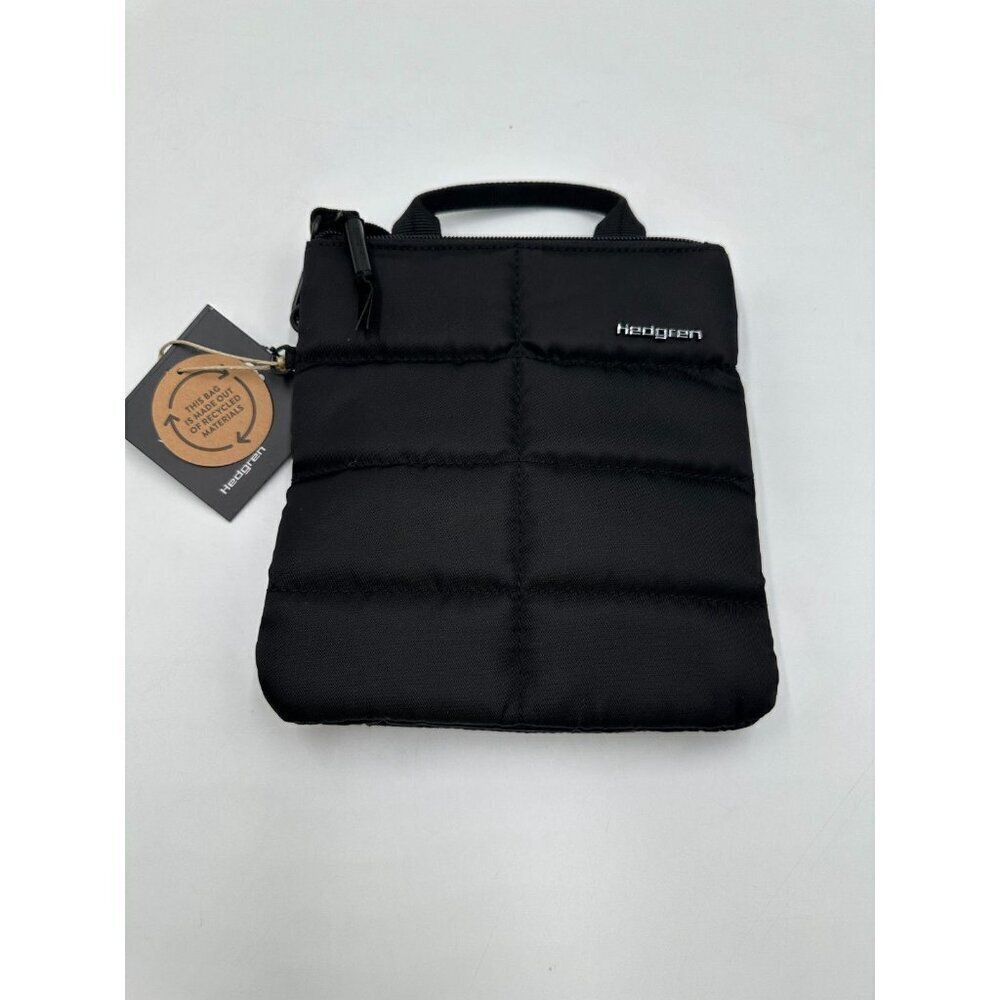 Hedgren Bethel Crossbody Bag Purse Black Sustainable Nylon Quilted Nordstrom - Picture 2 of 16